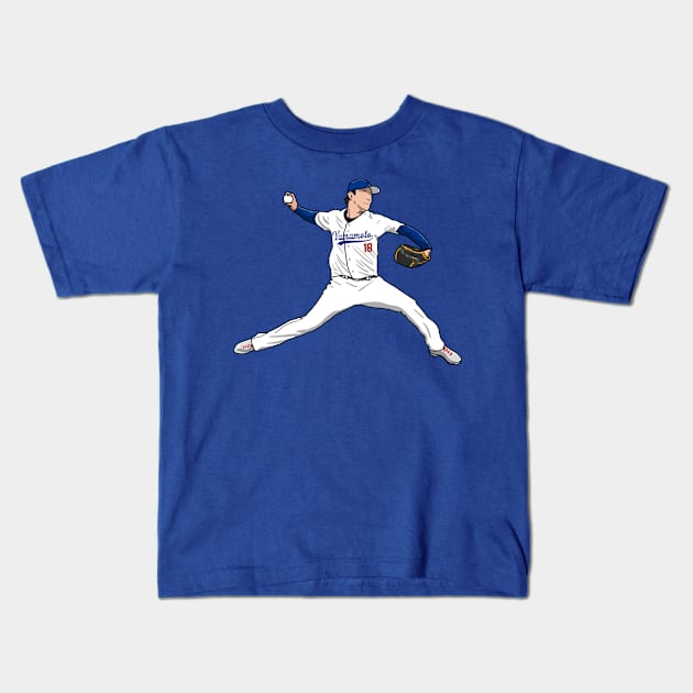 Pitching yamamoto Kids T-Shirt by Bestmatch